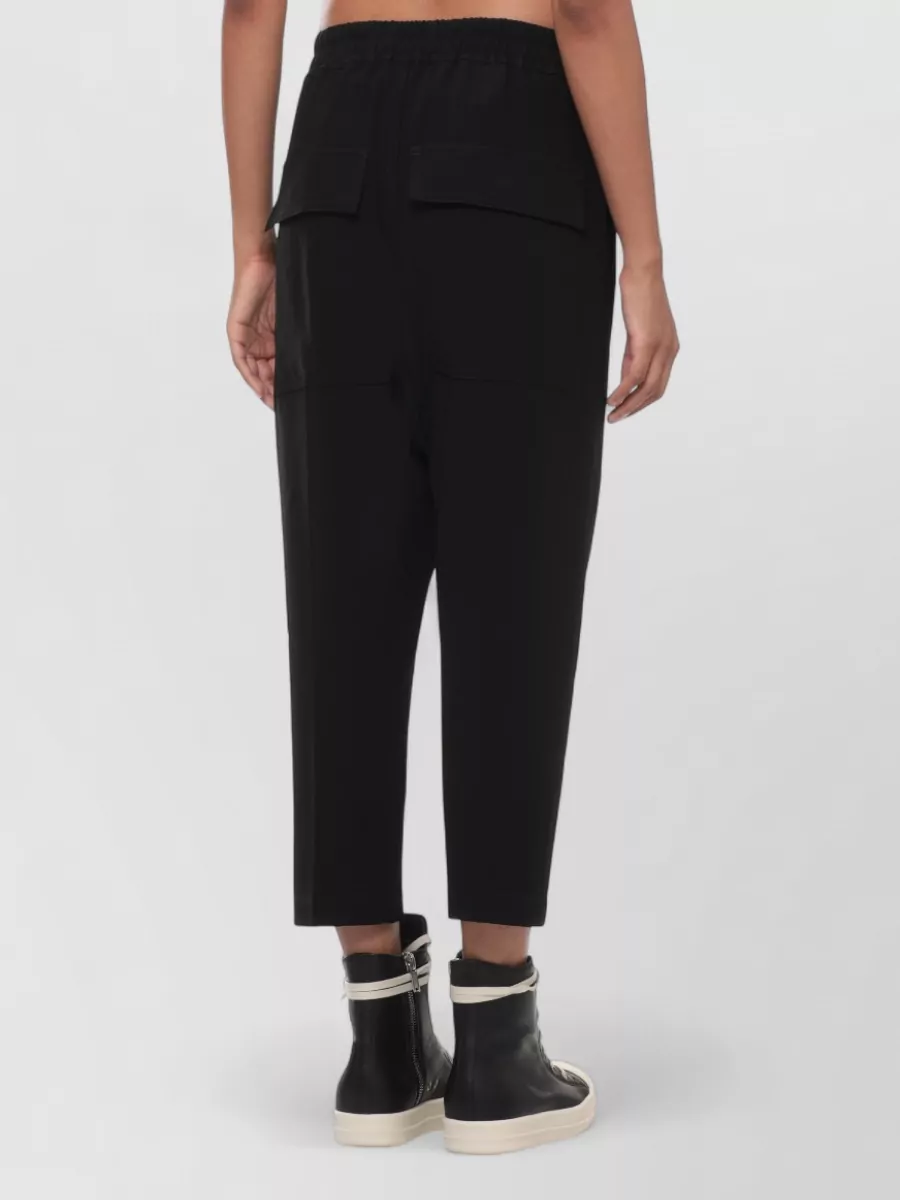 Rick Owens Cropped Straight-Leg Trousers