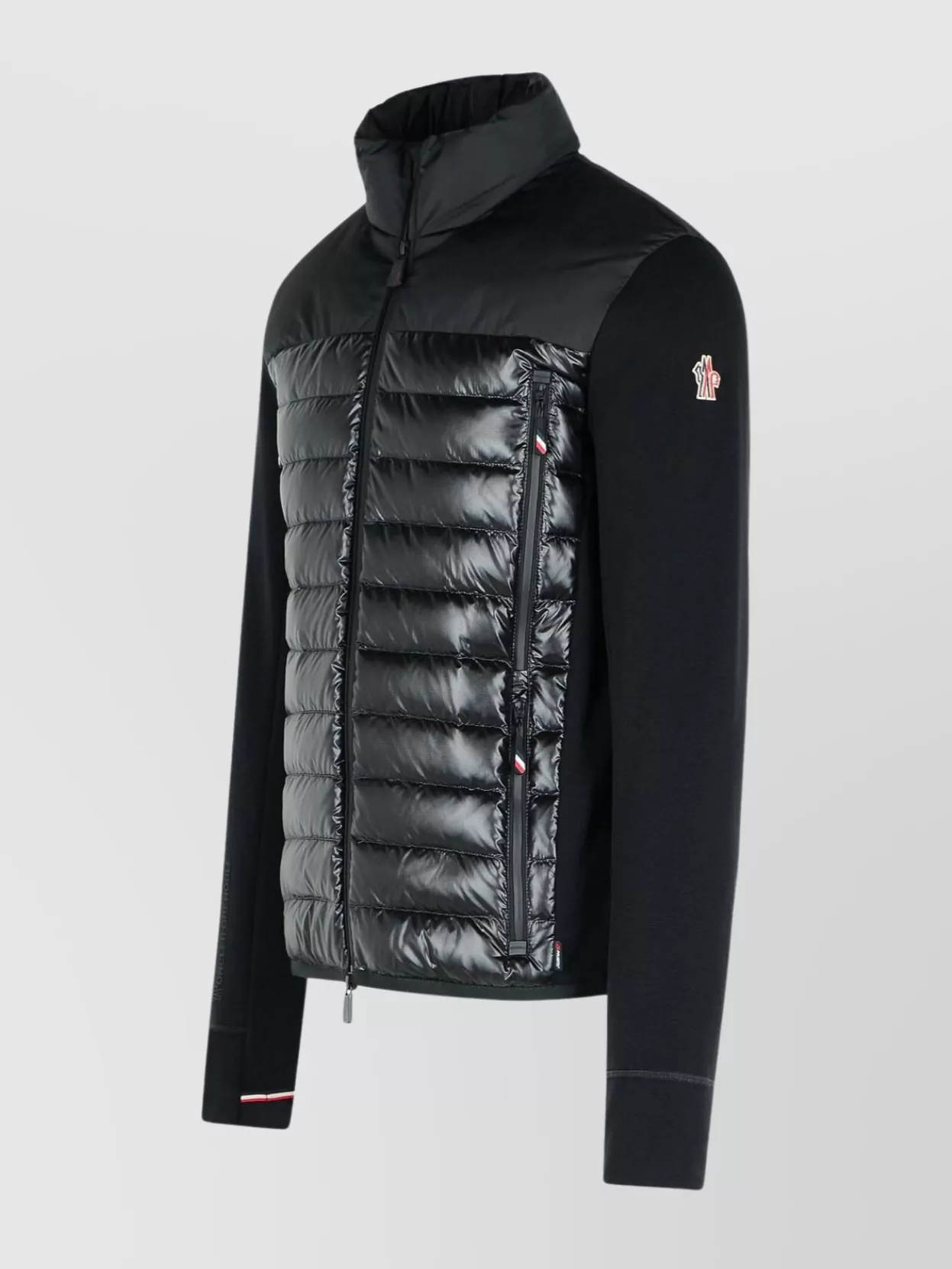 Moncler Grenoble Padded Sweatshirt With High Collar And Long Sleeves