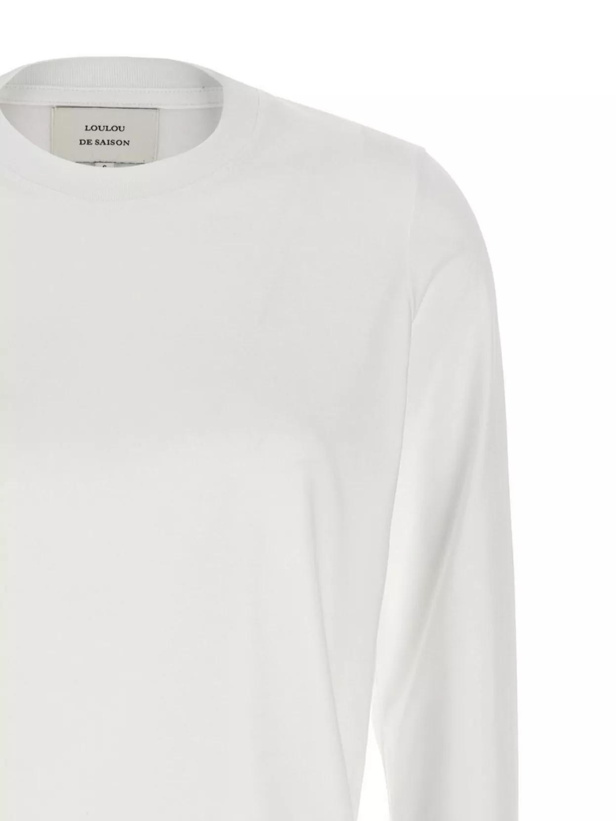 Loulou Studio 'Spice' Crew Neck Cropped T-Shirt