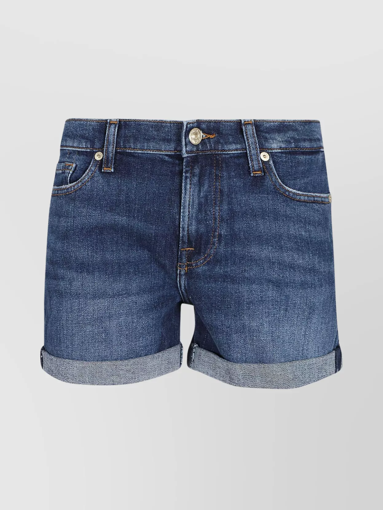 Shop 7 For All Mankind Roll Shorts Star Sea