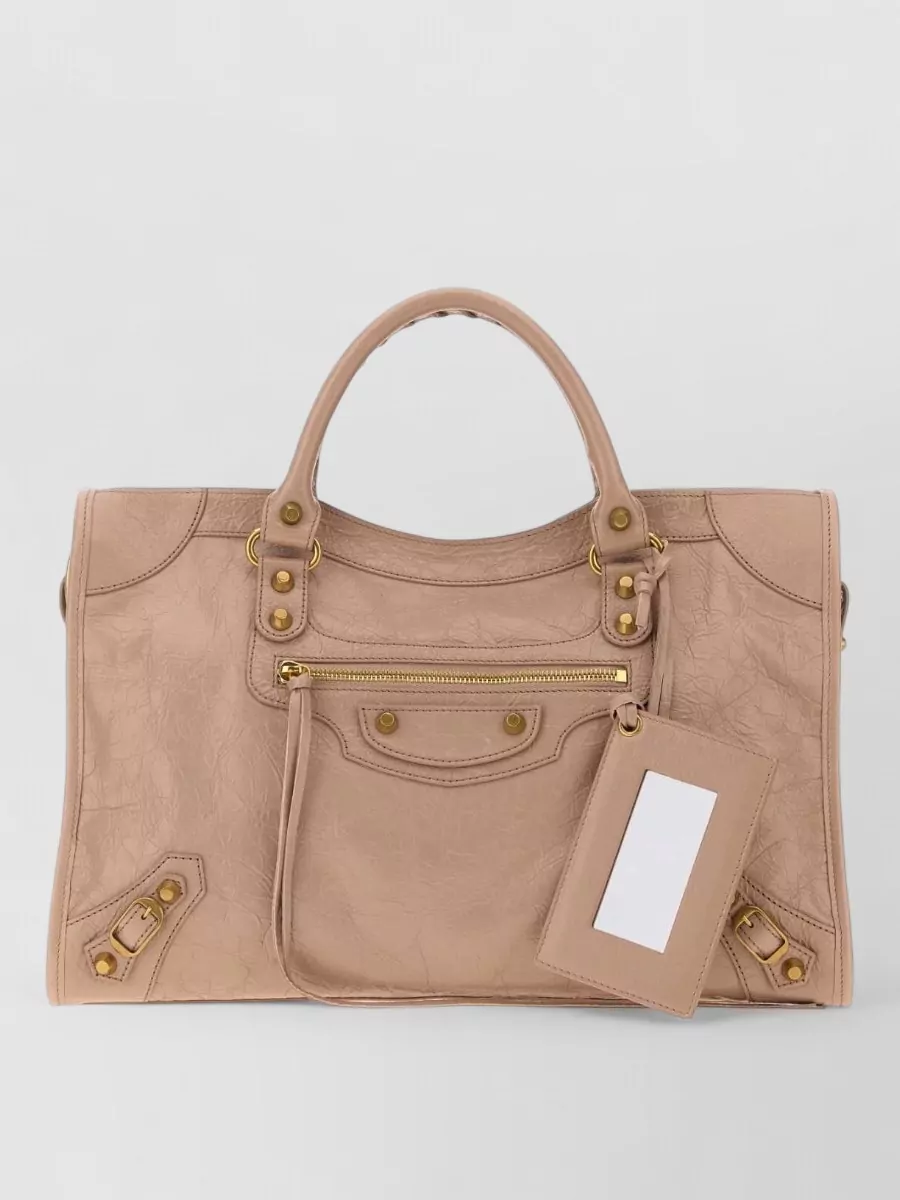 Balenciaga Le City Medium Leather Tote Bag