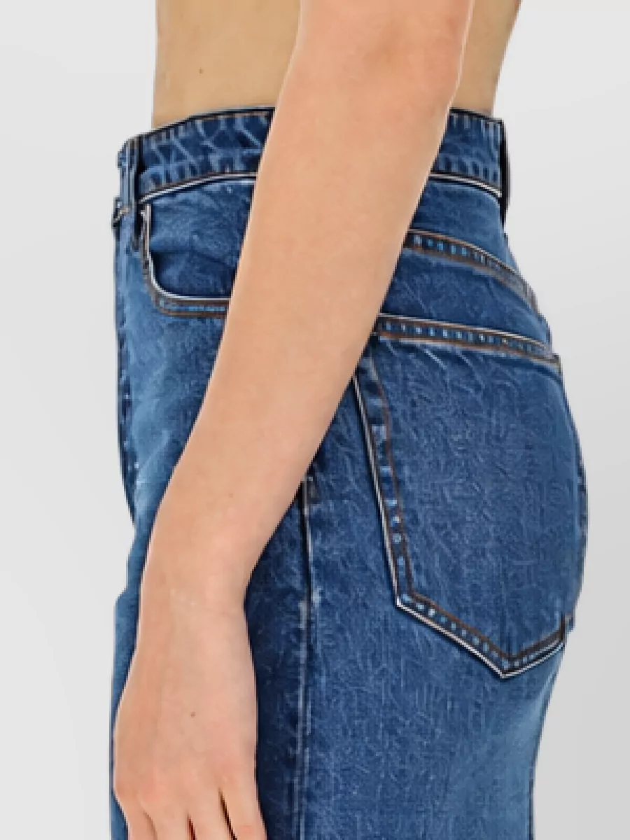 Alexander Wang Denim Midi Skirt