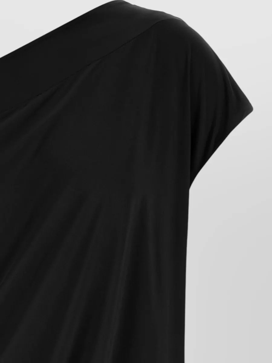 Goldbergh Draped Short-Sleeve Mini Dress