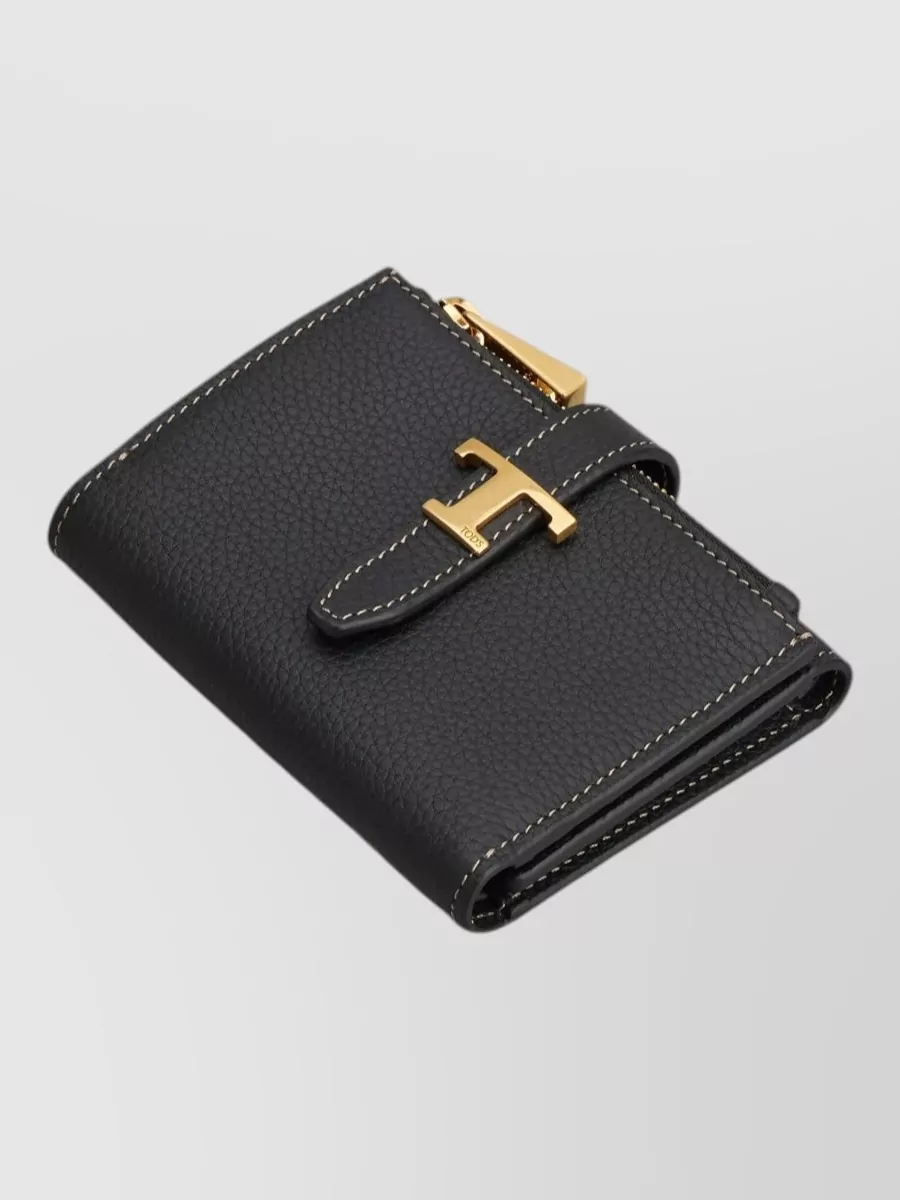 Tod's Leather Tri Fold Wallet