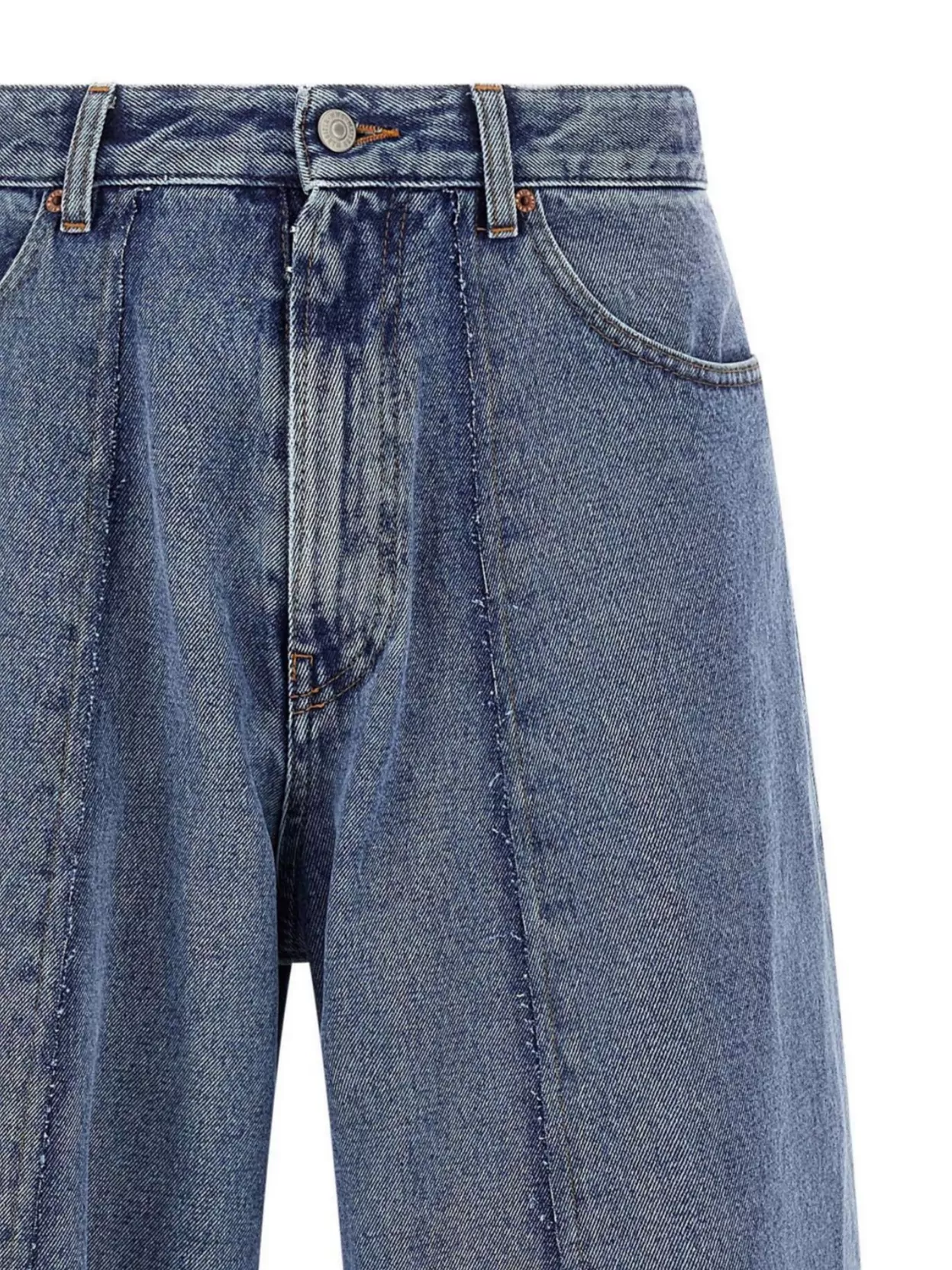 Mm6 Maison Margiela Tailored Denim Trousers With Five Pockets