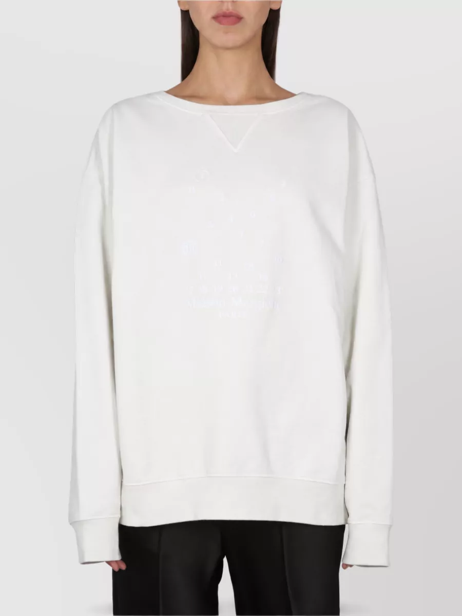 Maison Margiela Cotton Crewneck Sweatshirt