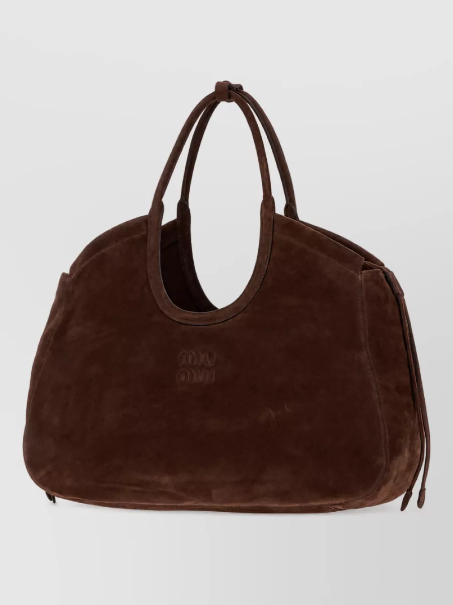 Miu Miu ivy suede tote bag