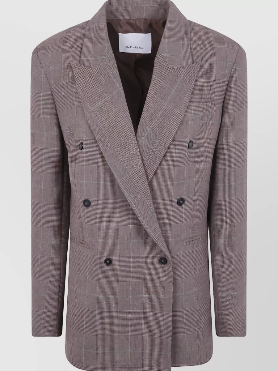 The Frankie Shop virgin wool structured blazer