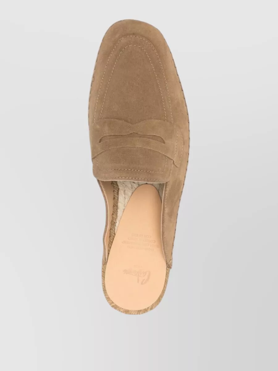 Castaner Suede Penny Loafers
