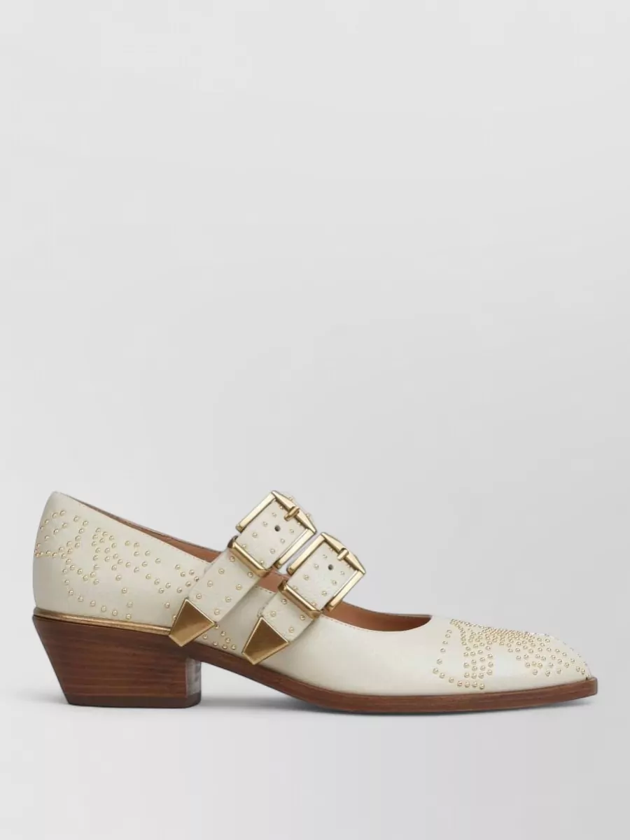 Chloé Leather Ballerina Shoes