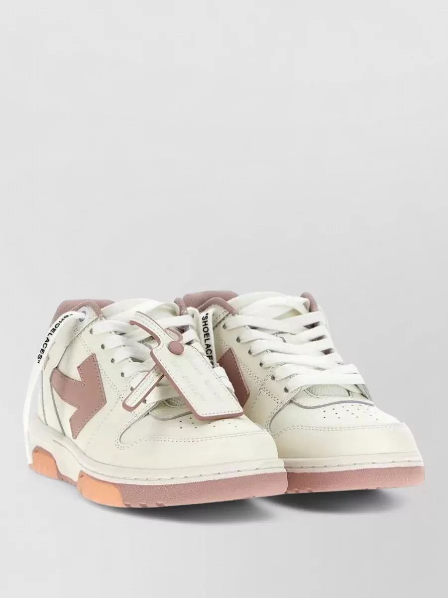 Off-White leather low-top sneakers