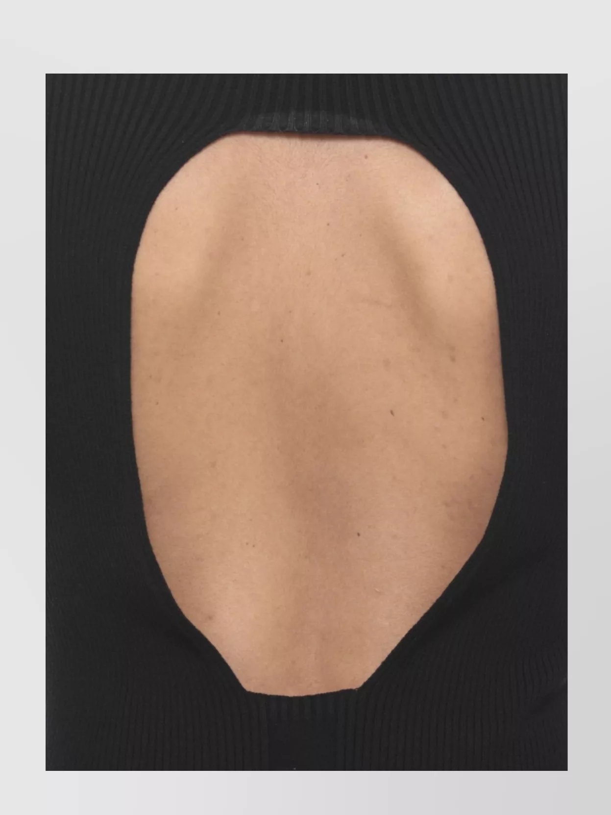 Rick Owens Bodycon Dress With Long Sleeves And Open Back In Black