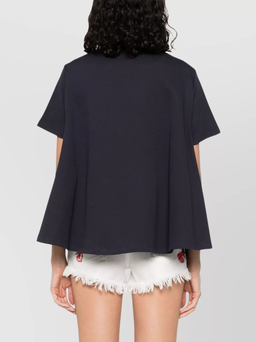 Loewe Cotton Crew Neck T-shirt With Flared Hem