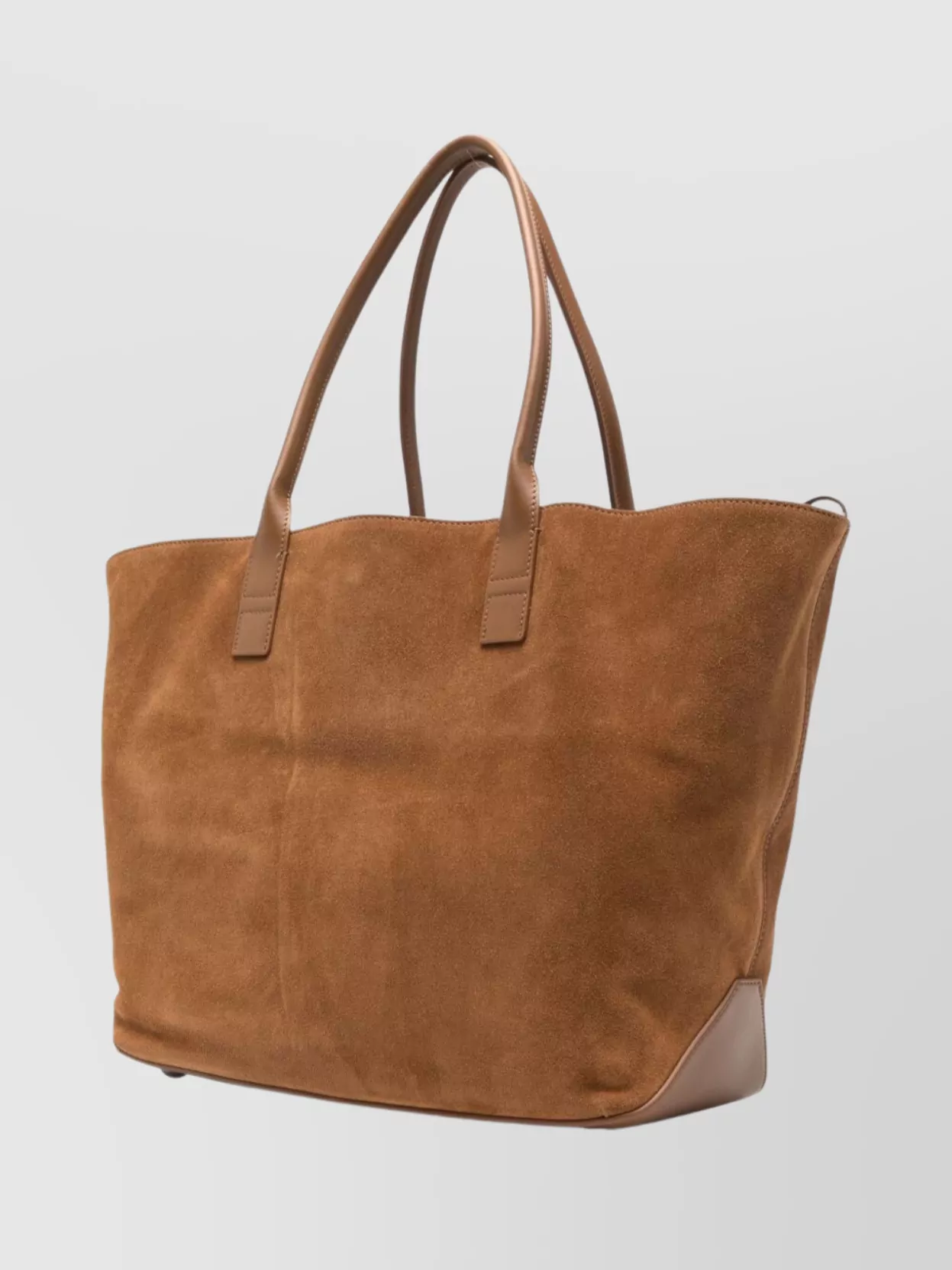 Hogan Medium Leather Tote Bag Detachable Charm