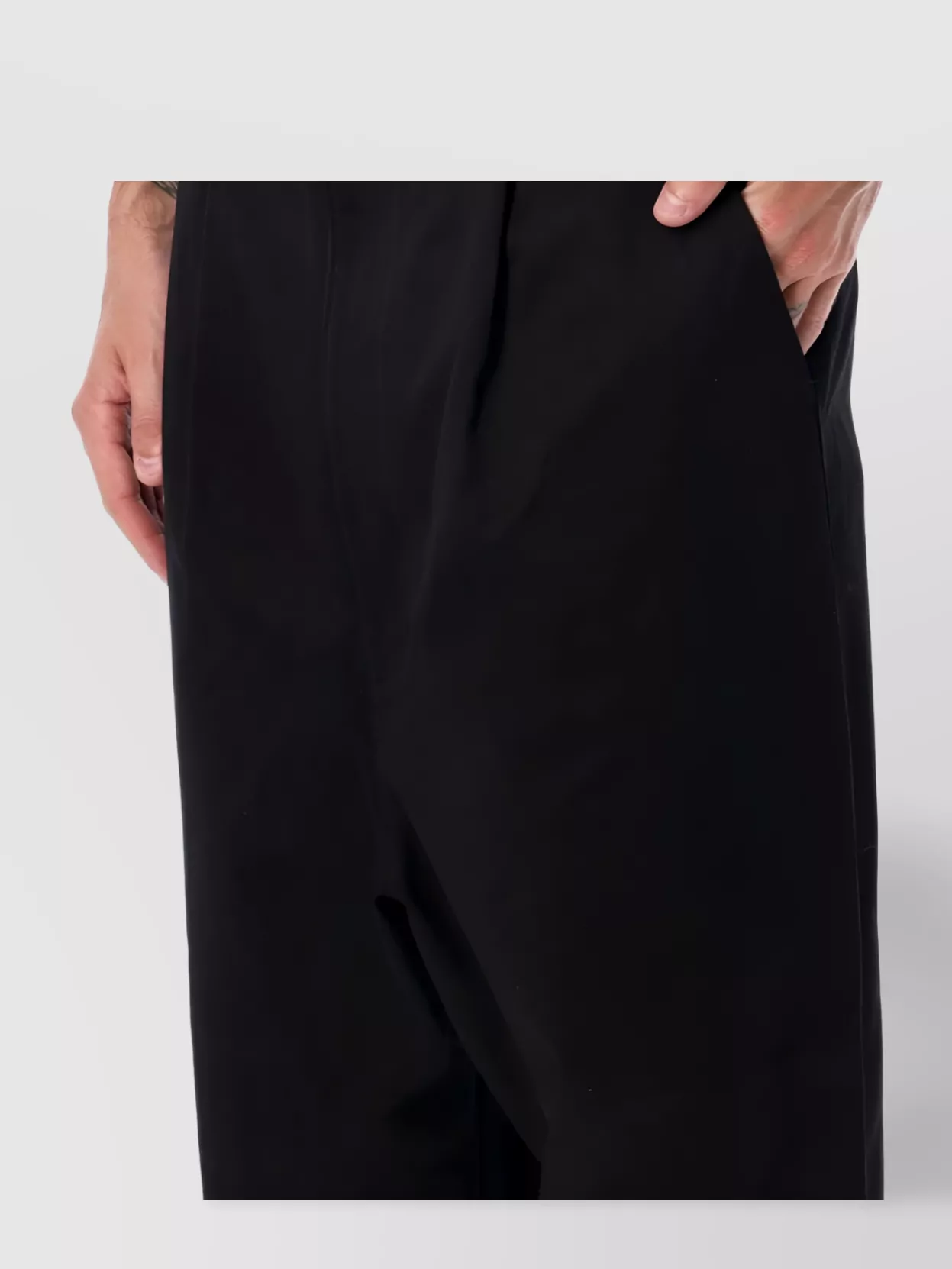Junya Watanabe Wide Leg Pleated Trousers Pockets
