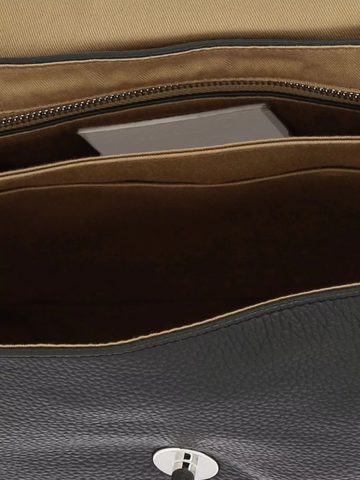 Zanellato Studded Top Handle Shoulder Bag