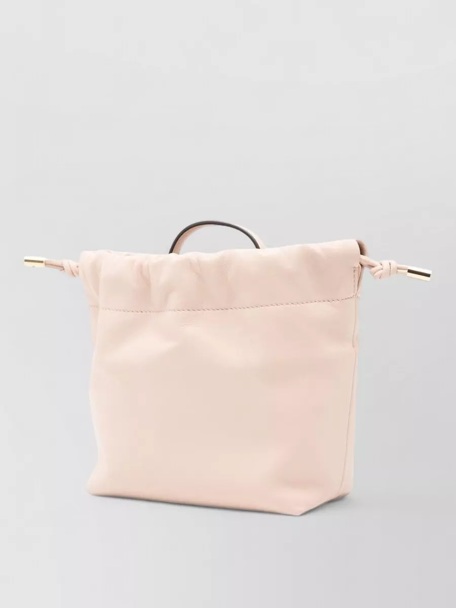 Chloé Icons Leather Bucket Bag Chain Strap Handle