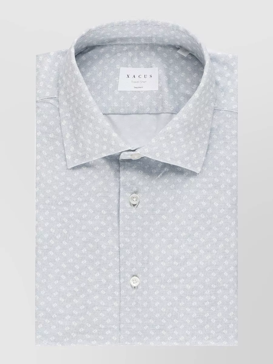 Xacus printed long-sleeve shirt