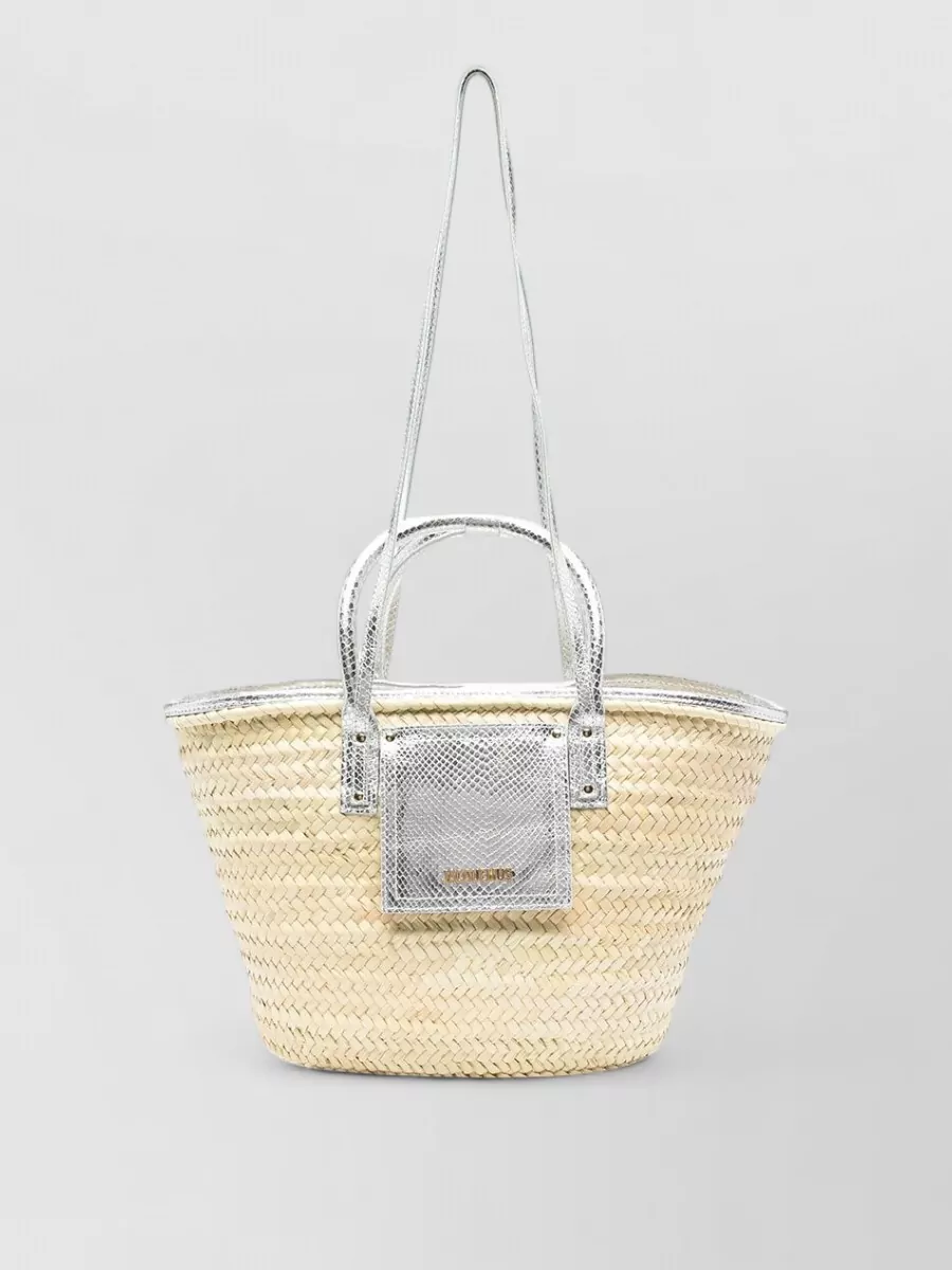Jacquemus Na straw beach bag