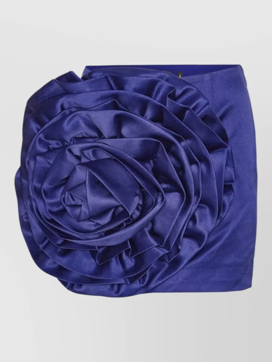 Rotate Floral-Print Mini Skirt