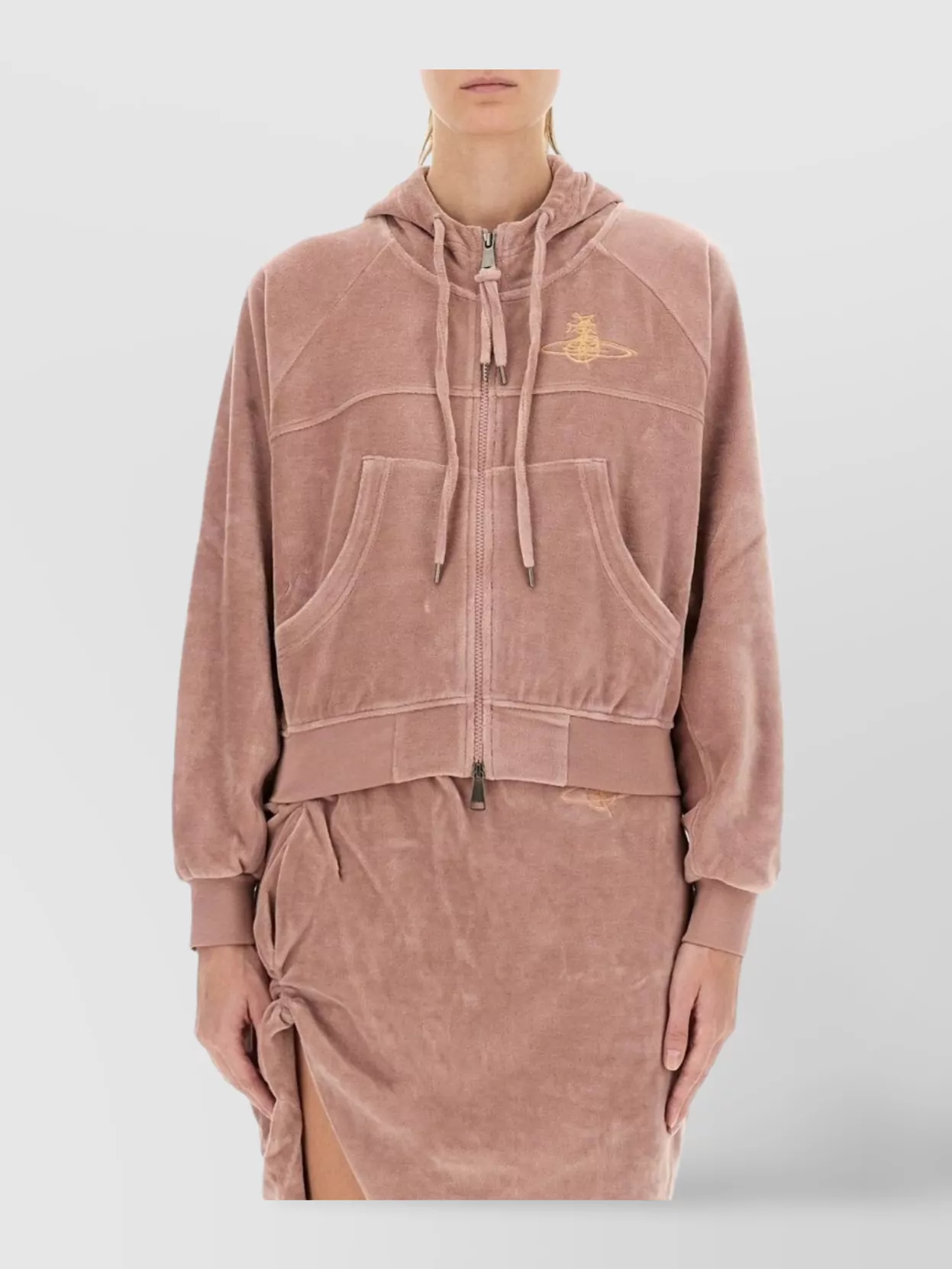 Vivienne Westwood Hooded Sweatshirt Kangaroo Pocket Design