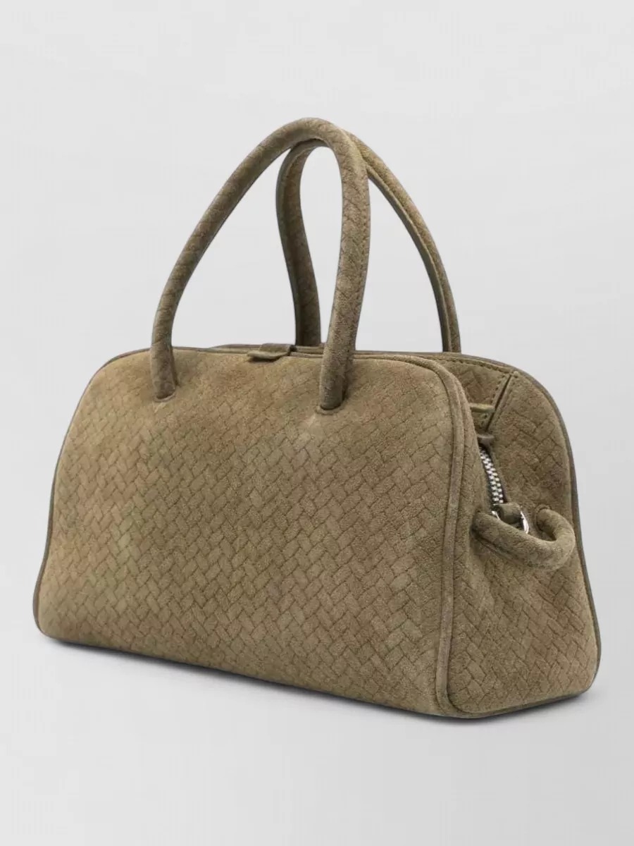 Jacquemus Le Turismo Woven Leather Tote Bag