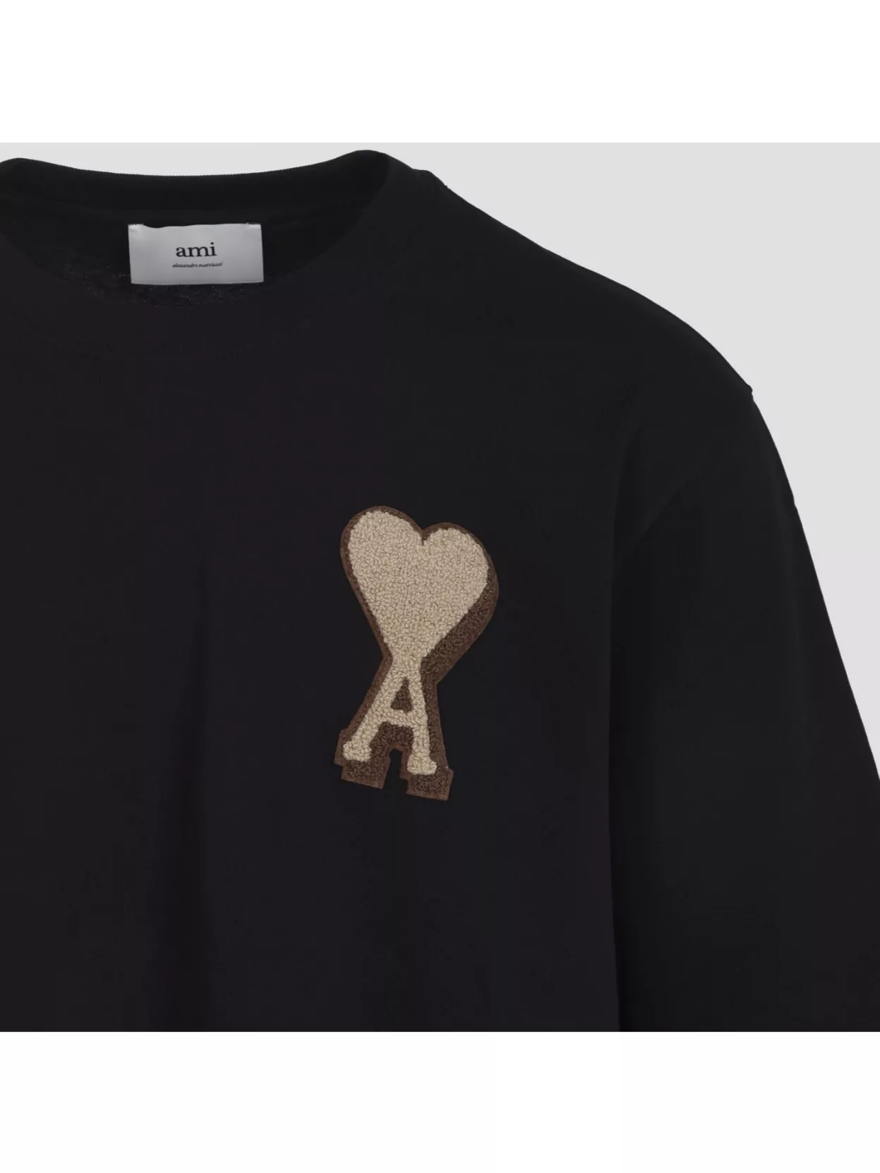 Ami Paris Crew Neck Short Sleeve Patch T-Shirt