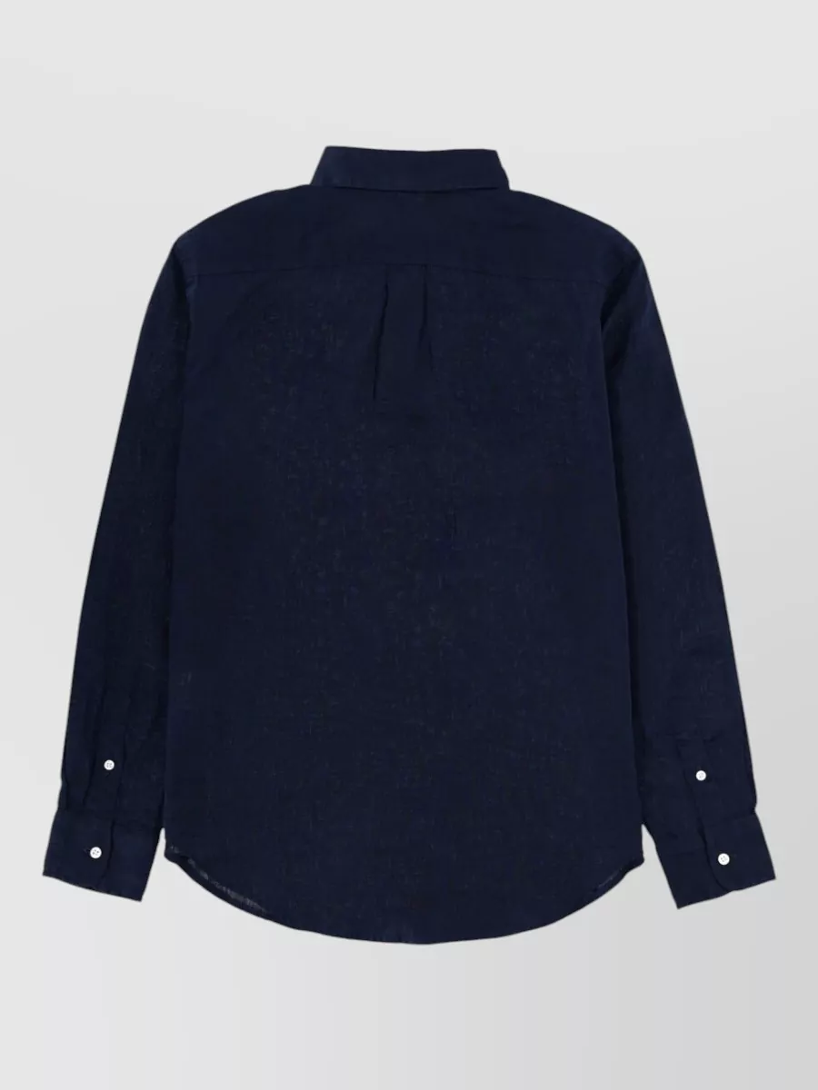 Polo Ralph Lauren Linen Shirt Regular Fit Collared Neck