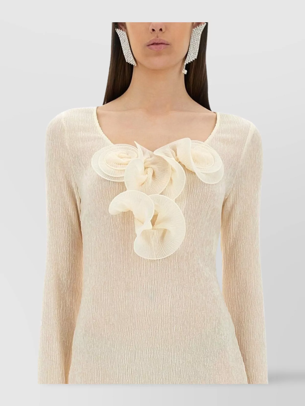 Magda Butrym Floral Embellished Mini Dress