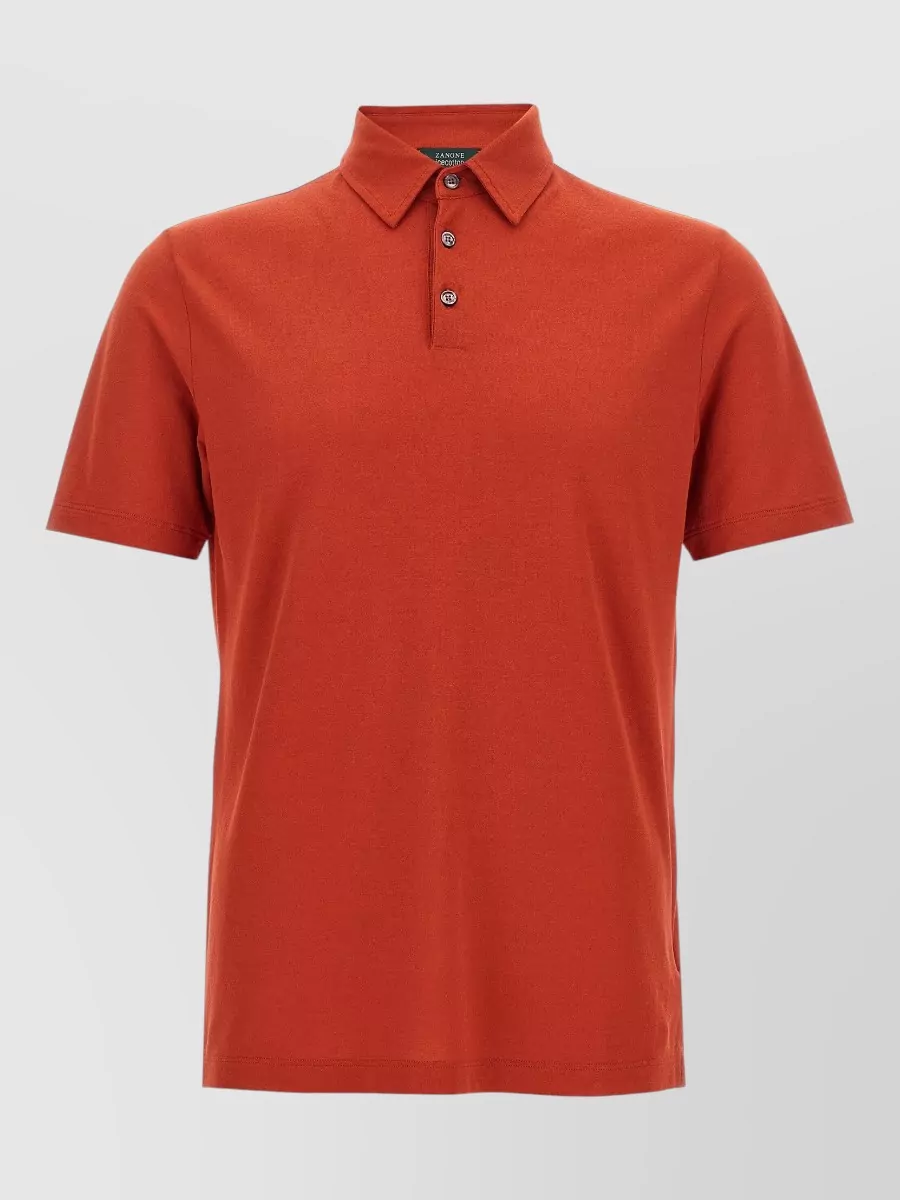 Zanone ice cotton short-sleeve polo shirt