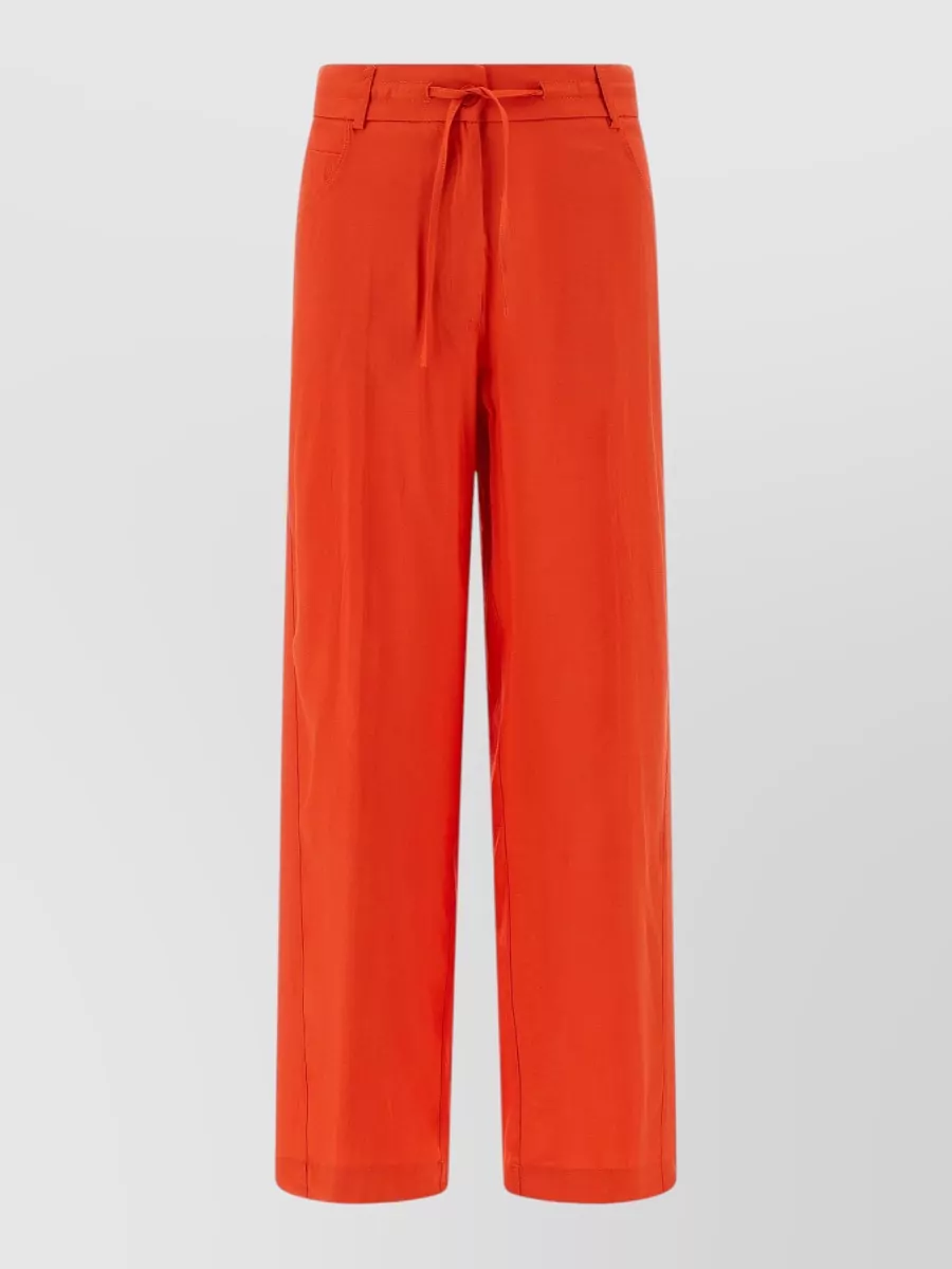 Nude Viscose wide-leg trousers