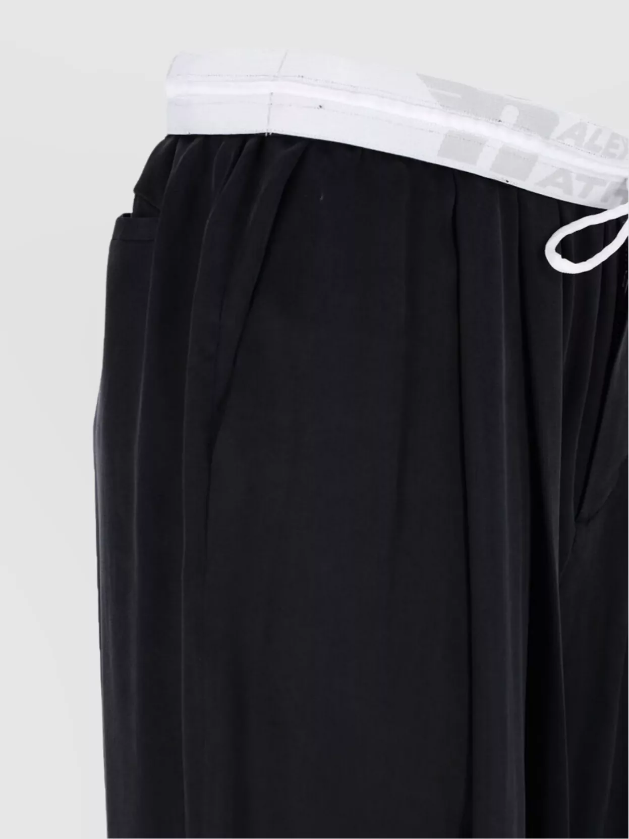 Alexander Wang Straight Trousers Leg Elastic Waistband
