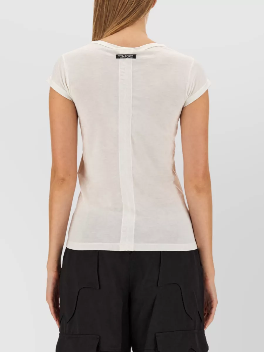 Tom Ford Silk Logo T-Shirt