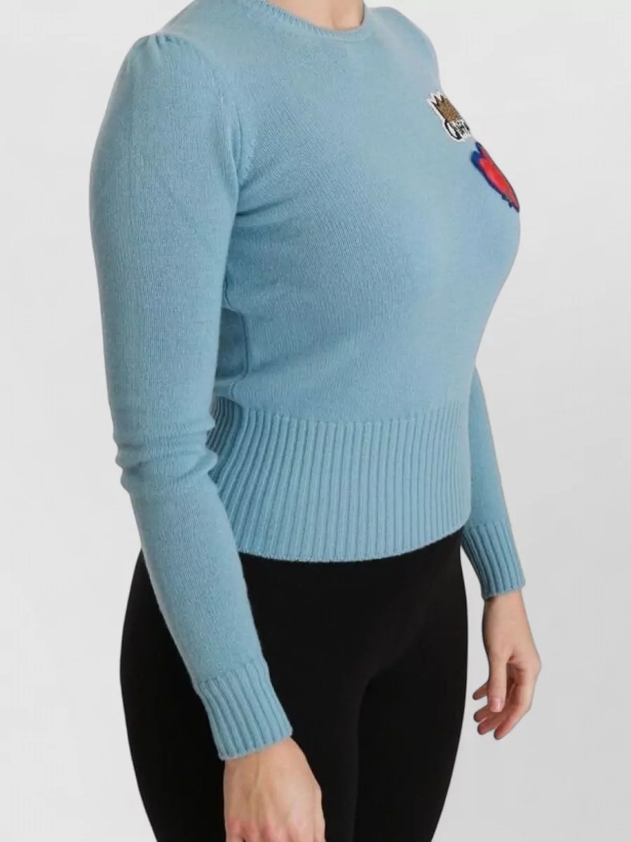 Dolce&Gabbana Wool Slim-Fit Pullover Sweater