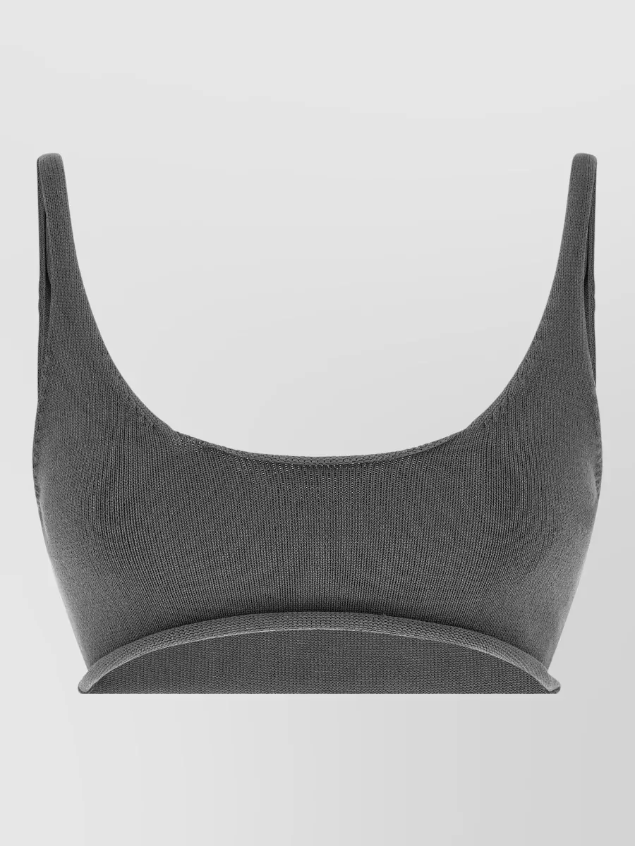 Entire Studios cotton ribbed cropped top