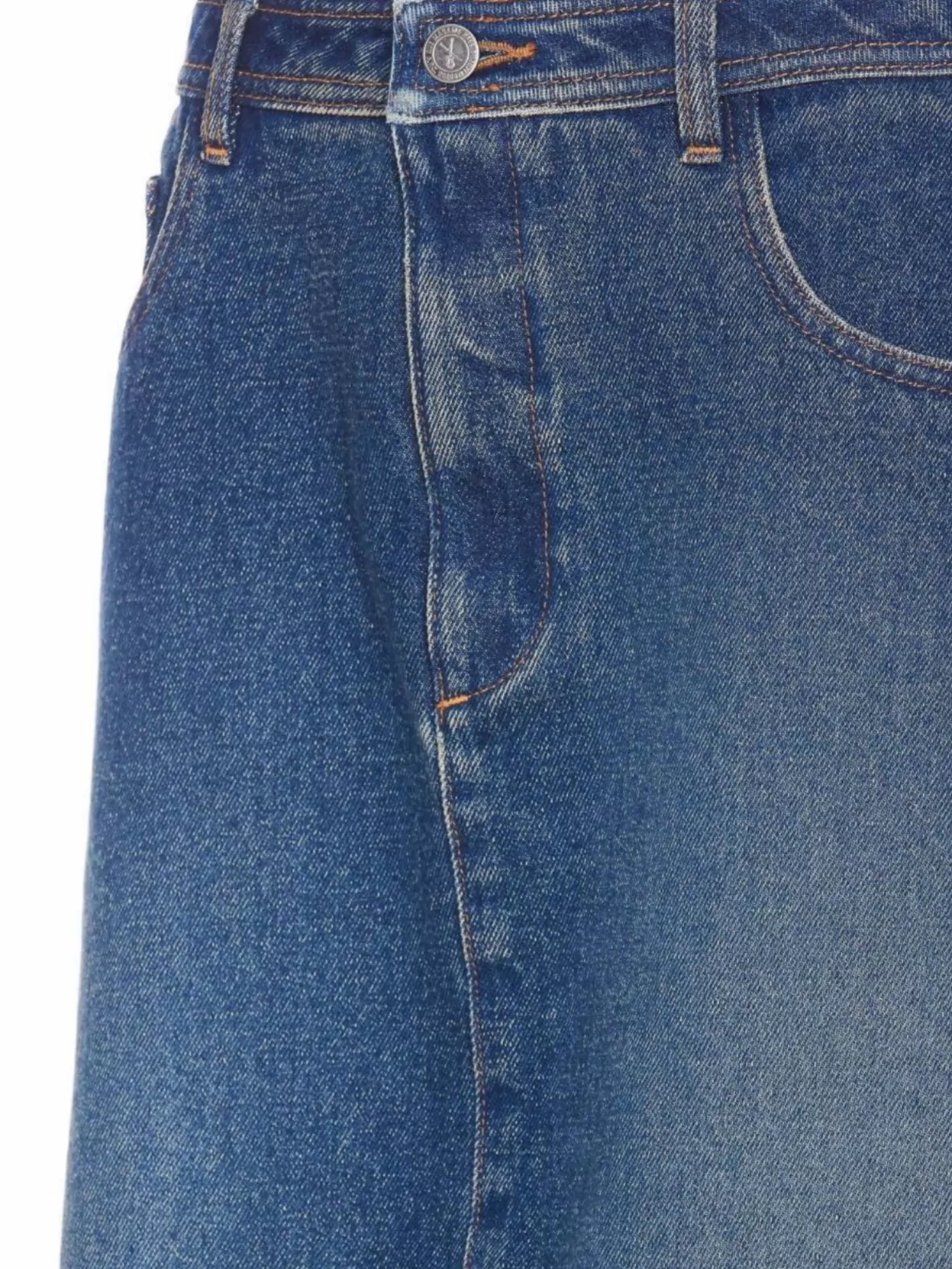 Apc 'georgia Denim Midi Skirt In