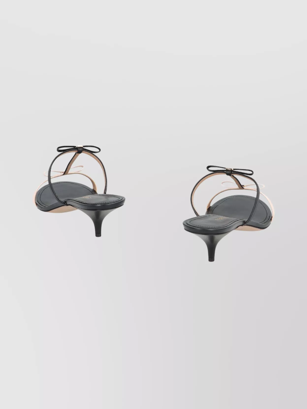 Ferragamo Leather Mules Featuring Bow Detail