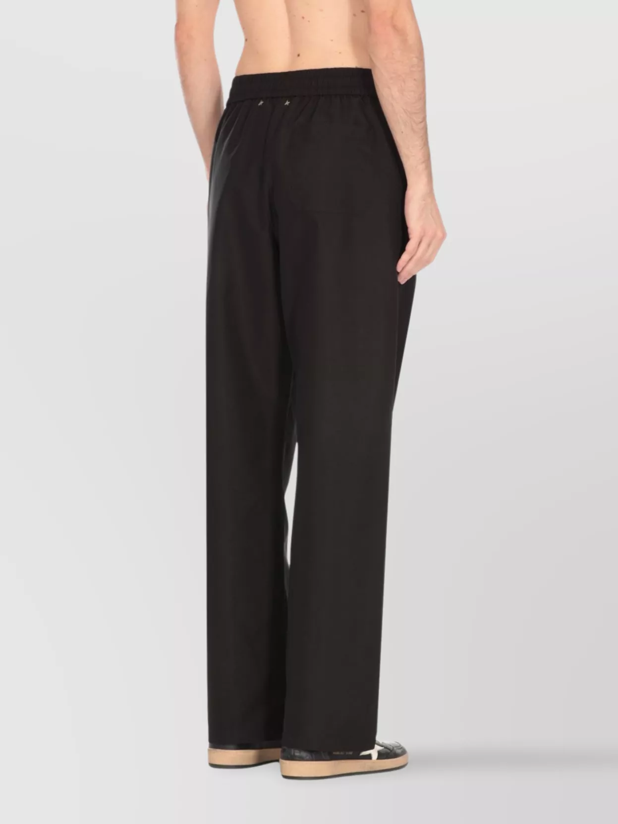 Golden Goose Man's Wide Leg Trousers With Pockets