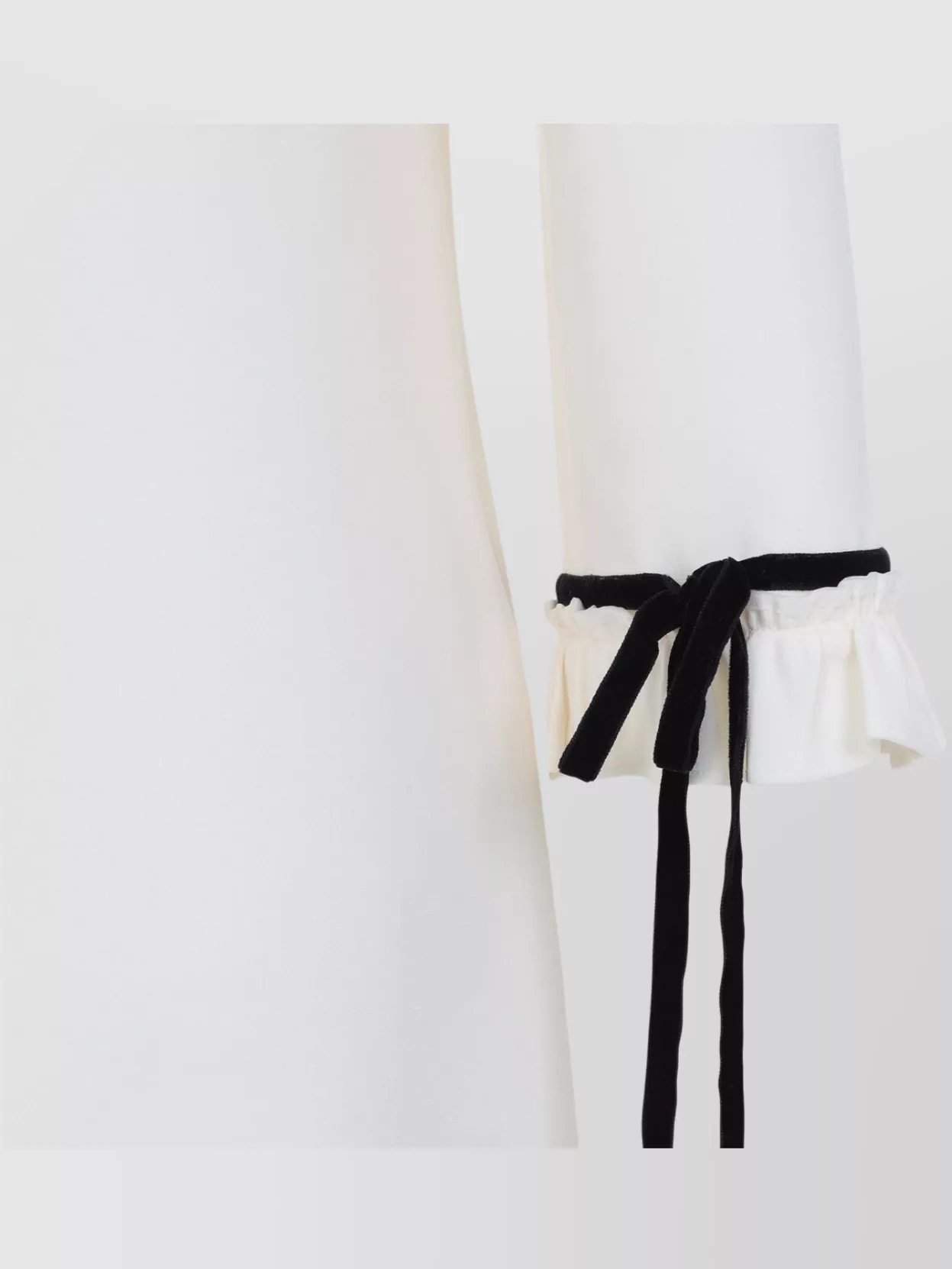 Valentino Wool Mini Dress Ribbon Detail