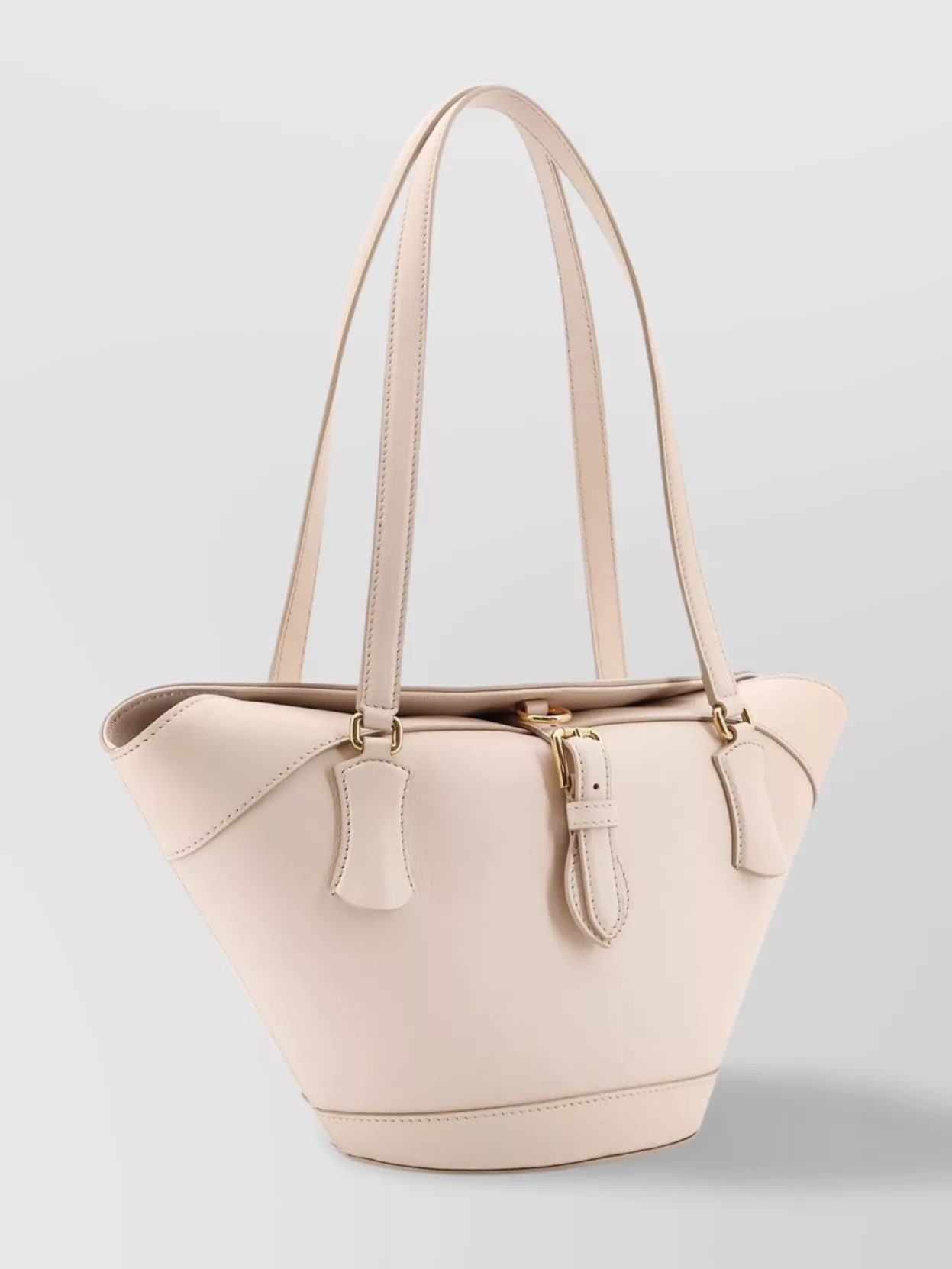 Dolce&Gabbana Capri Leather Shoulder Bag With Buckle Detail