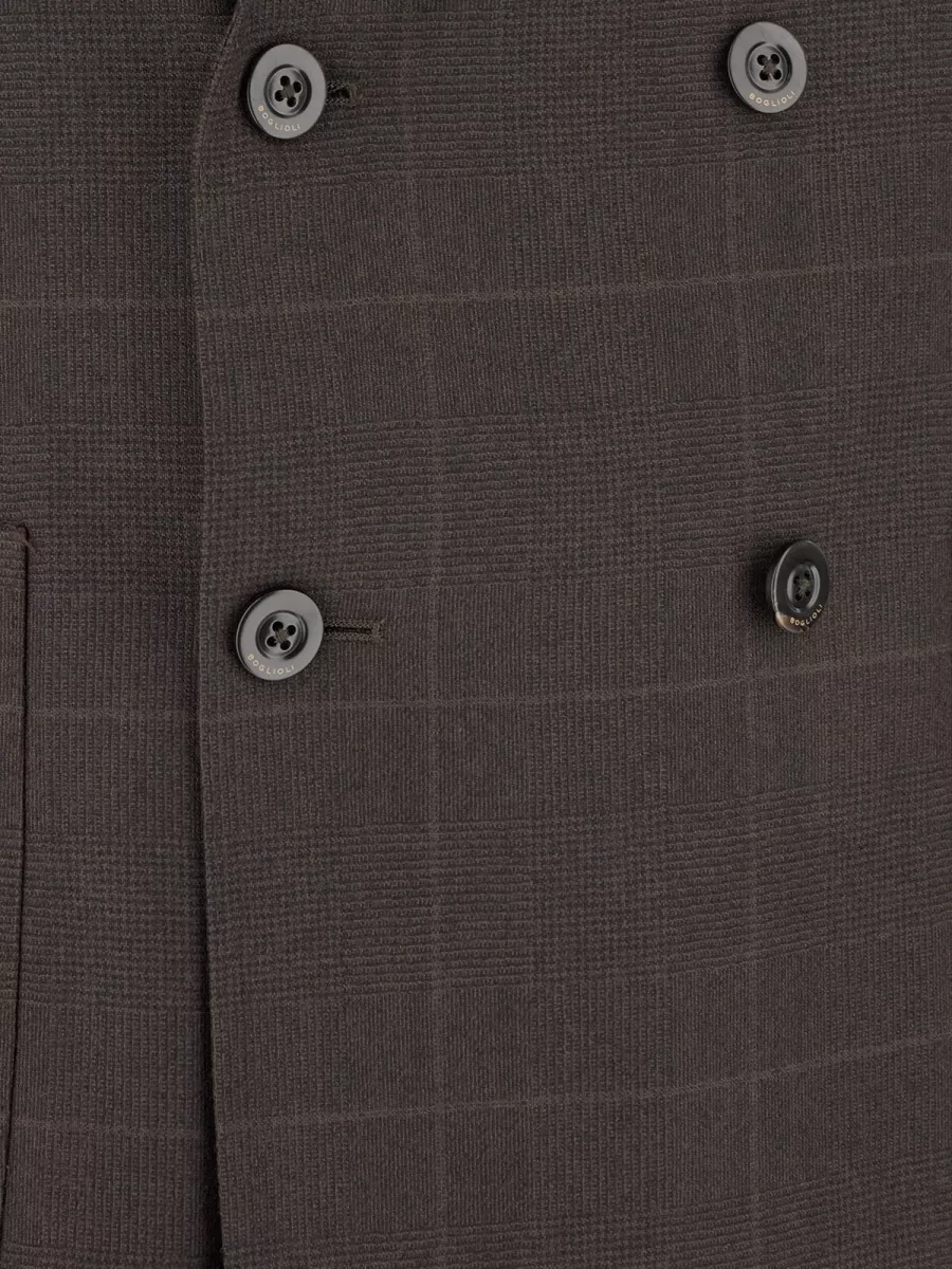 Boglioli Wool Double-Breasted Coat