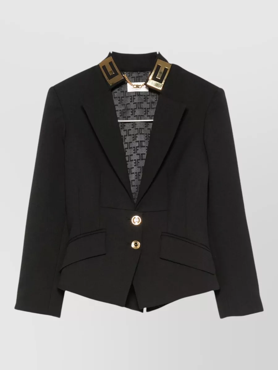 Elisabetta Franchi slim-fit blazer