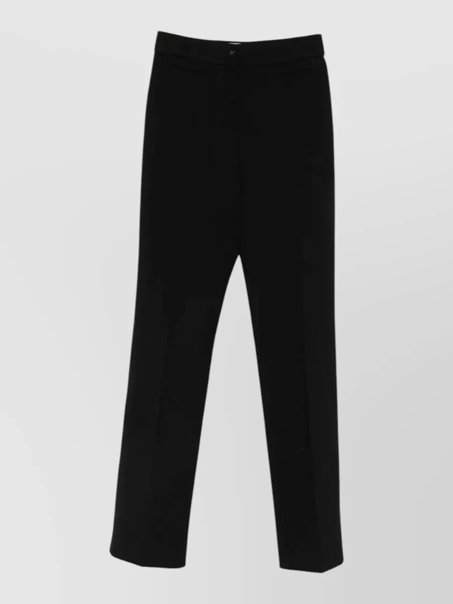 Valentino Garavani wool straight-leg tailored trousers