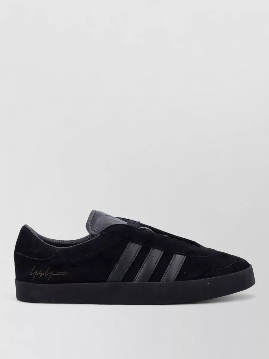 Y-3 Leather Gazelle Lace-Up Sneakers