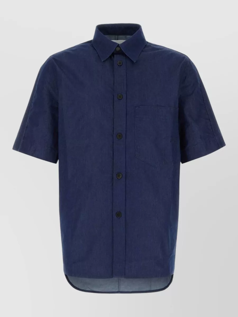 Givenchy denim regular-fit short-sleeve shirt