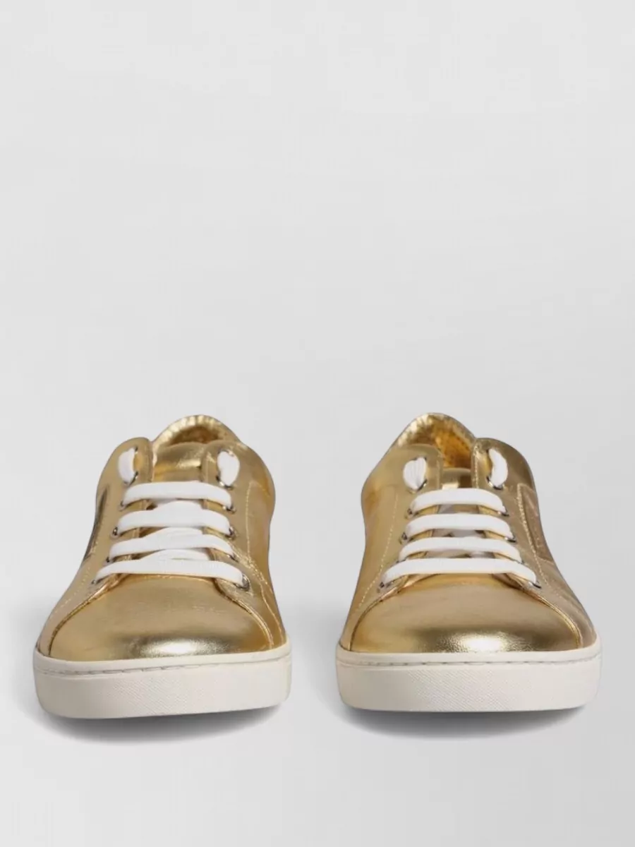 Dolce&Gabbana leather lace-up sneakers