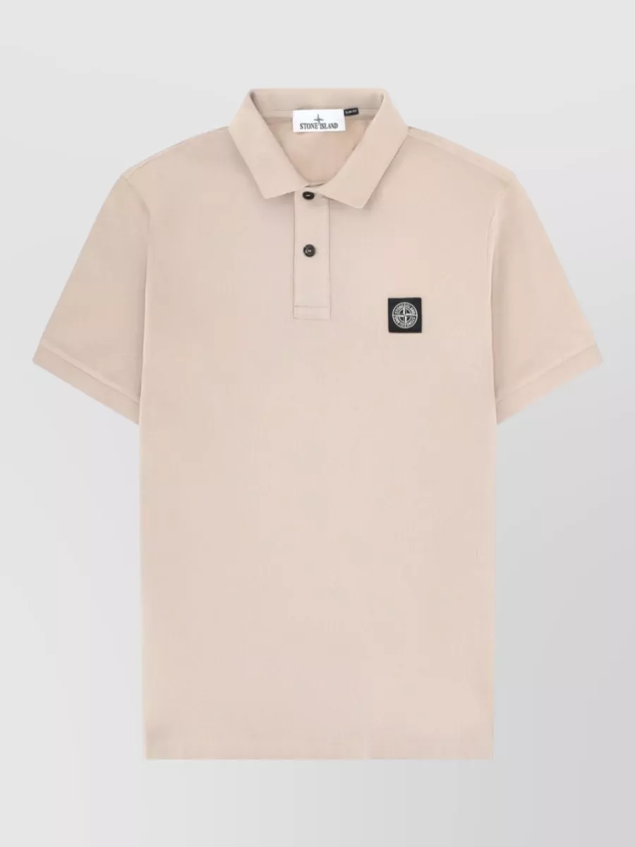 Stone Island Piqué Polo Shirt