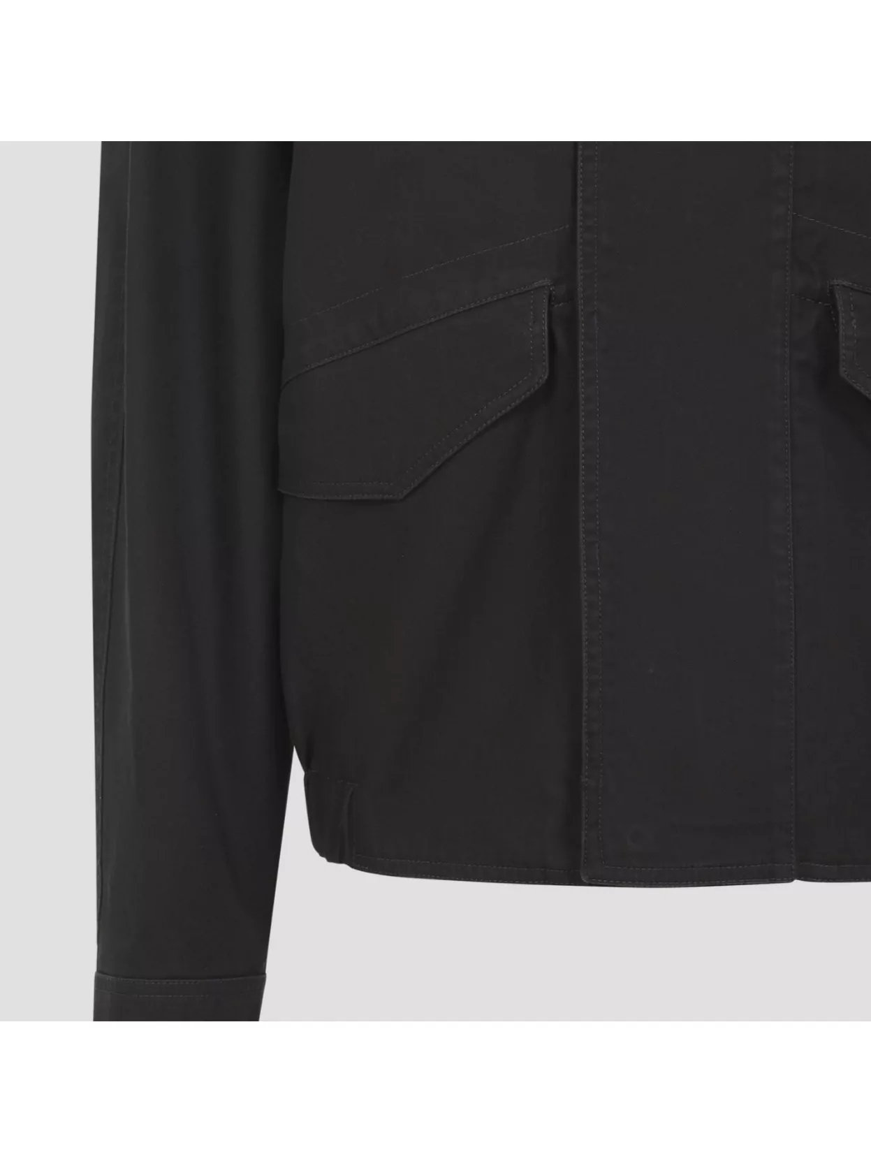 Lemaire Boxy Blouson With Point Collar And Pockets