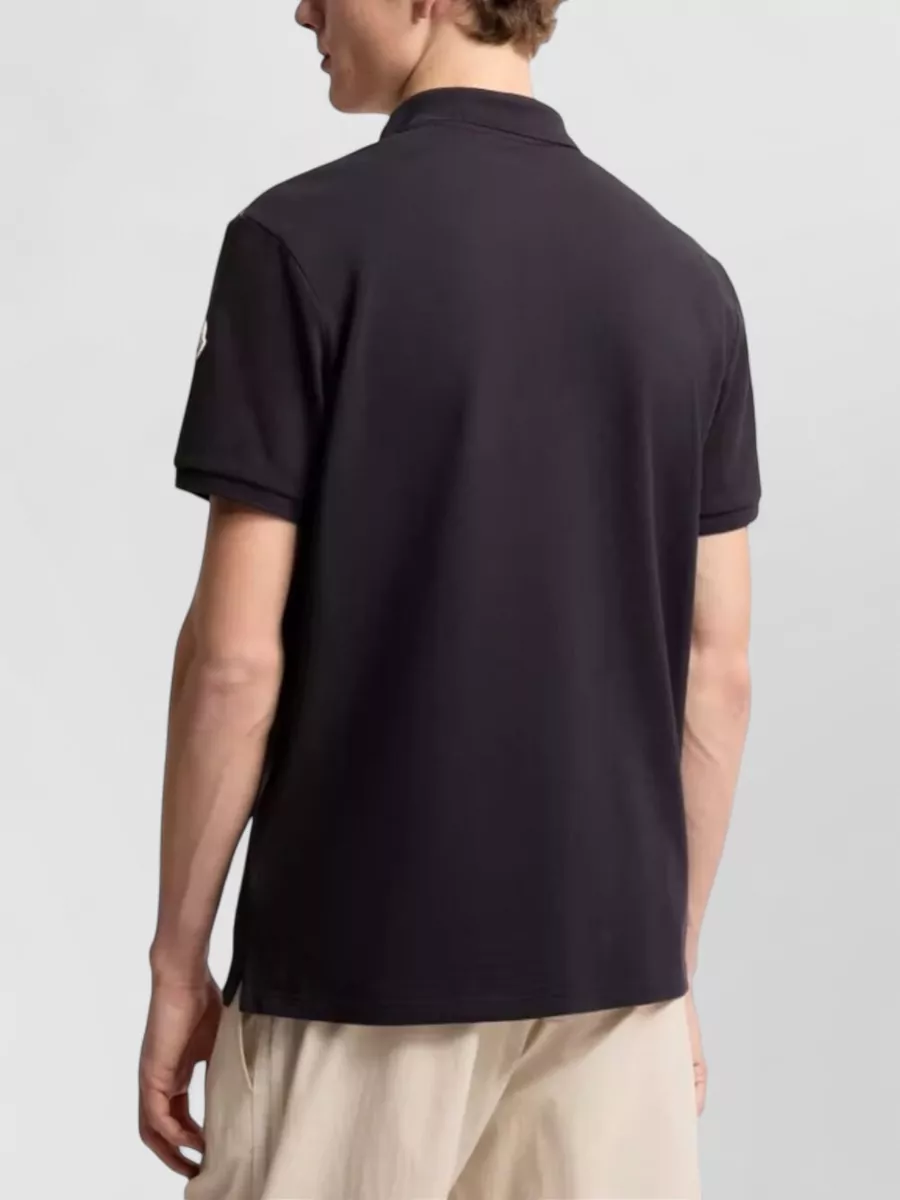 Moncler Cotton Short-Sleeve Polo Shirt