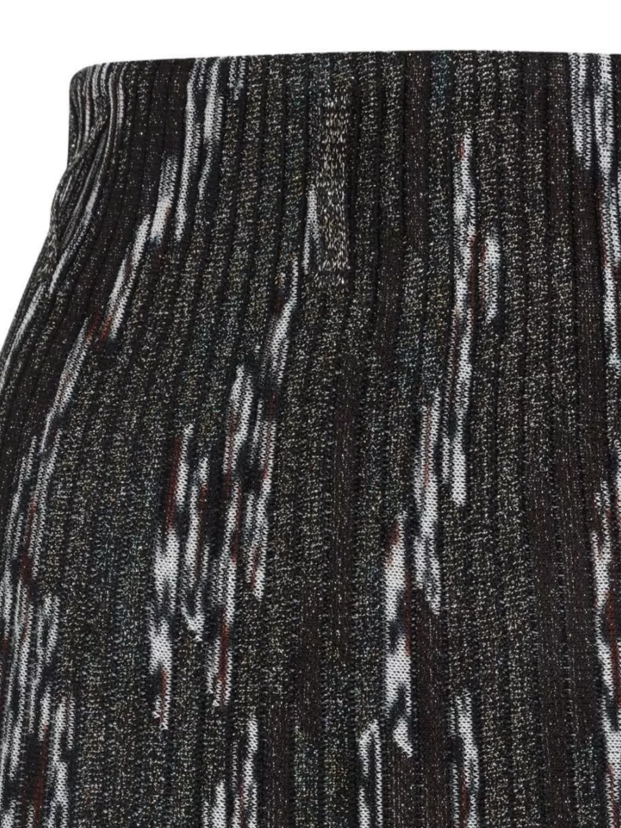 Missoni A-line Midi Skirt Lurex Effect In Black